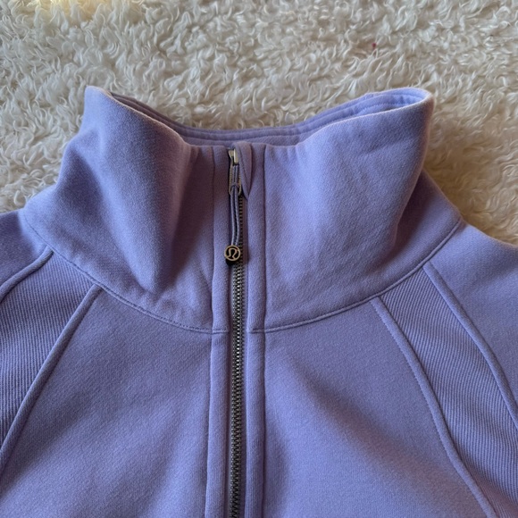 Lululemon Scuba Oversized Funnel Neck Half Zip in Lavender Size M/L - Picture 6 of 12